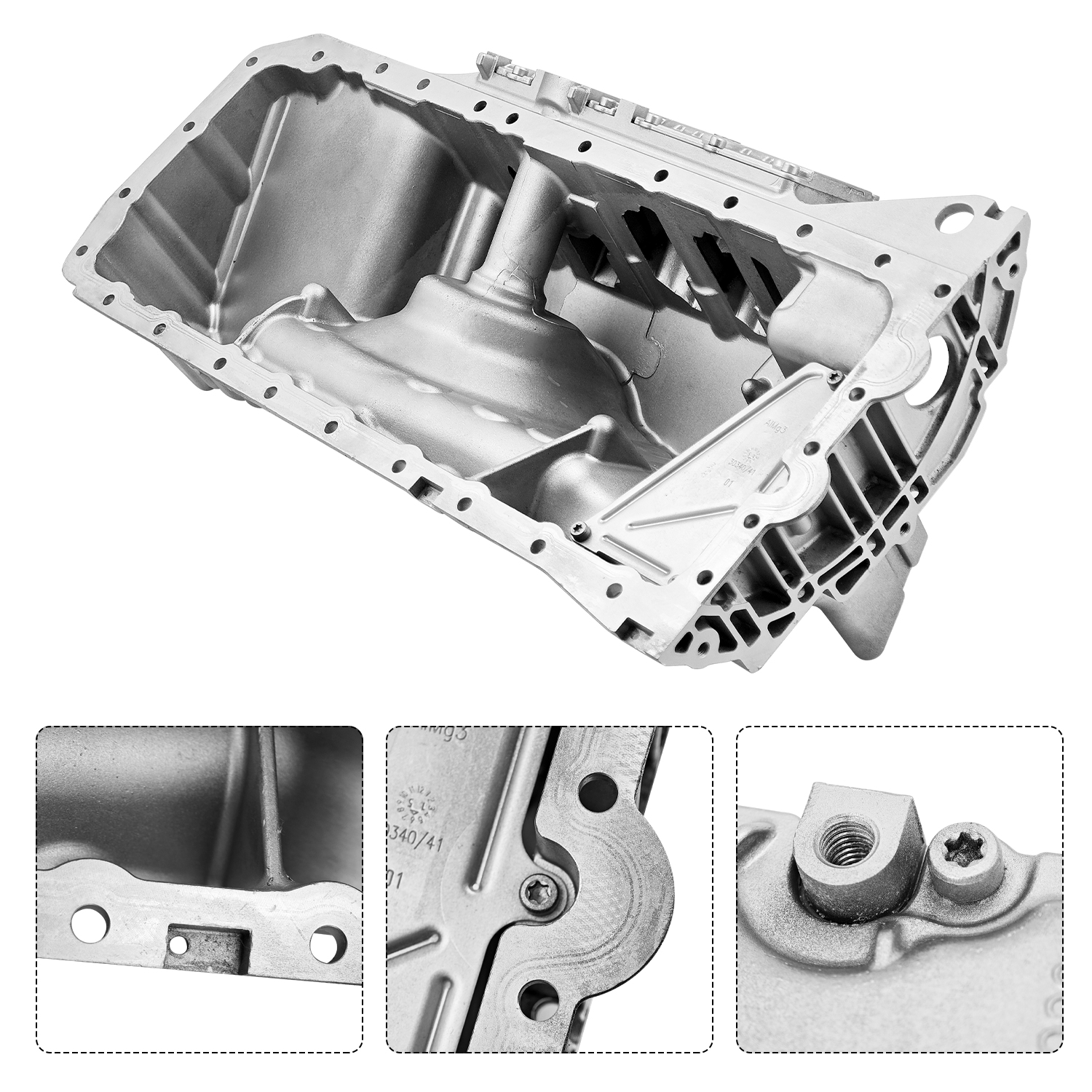 3.0L Engine Oil Pan Fits for BMW X3 X4 335i 435i xDrive M235i xDrive F30 F32 