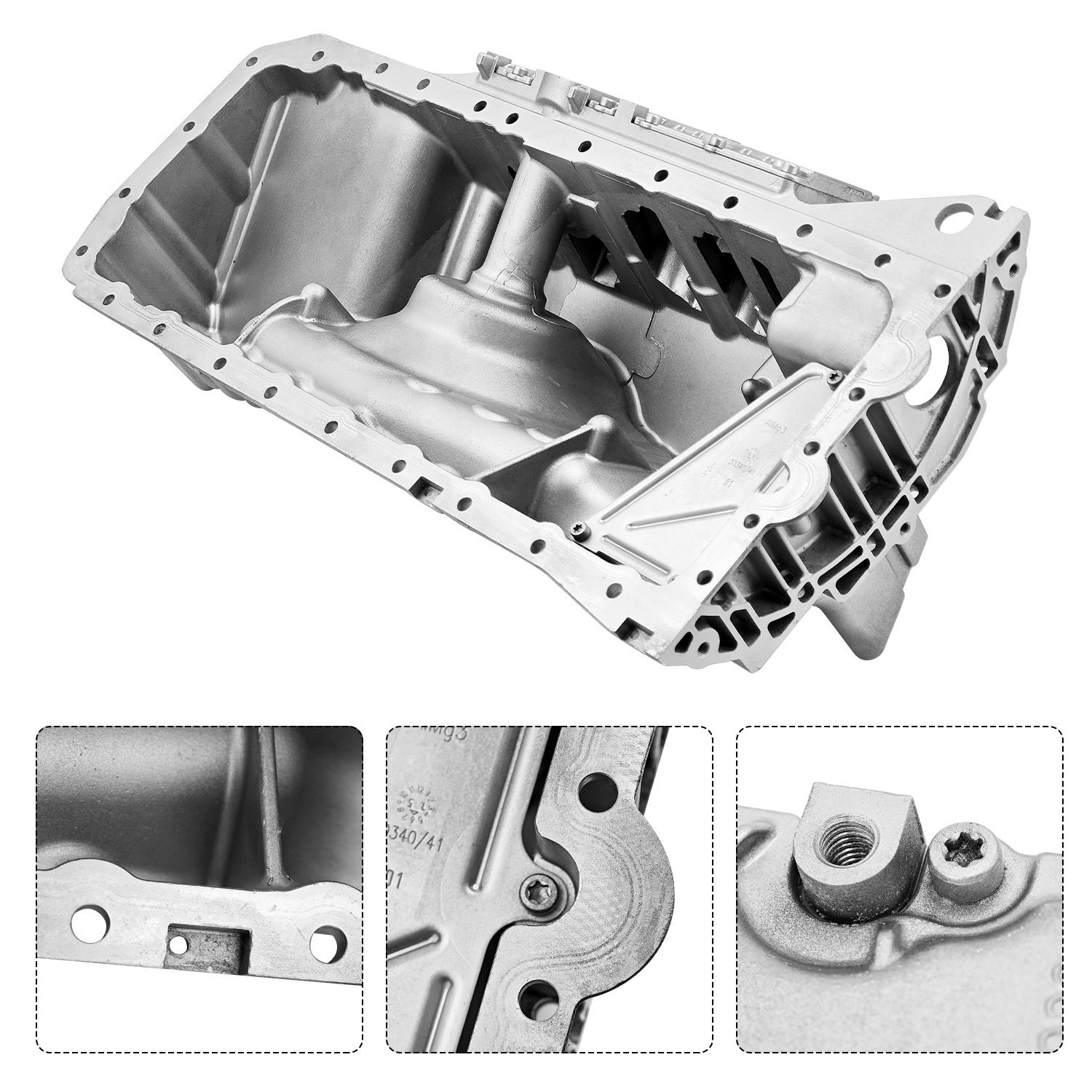 3.0L Engine Oil Pan Fits for BMW X3 X4 335i 435i xDrive M235i xDrive F30 F32 