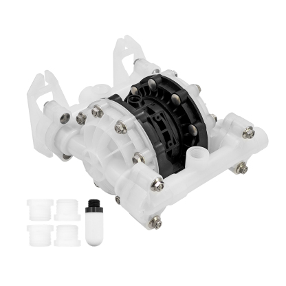 D52911 PTFE Diaphragm Pump Fits for Husky 515 PP 1/2 in NPT Standard Pump PP Center Section Seats PTFE Balls