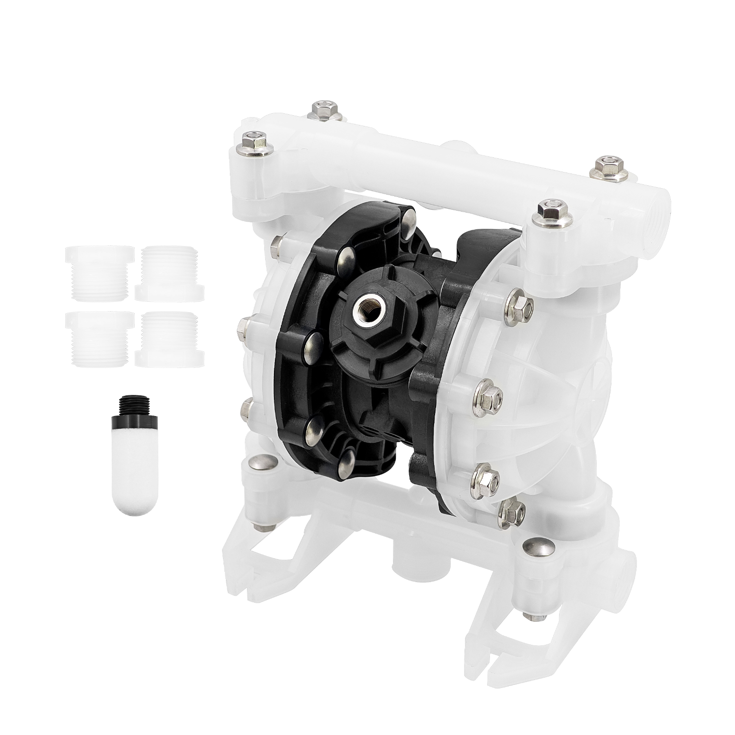 D52911 PTFE Diaphragm Pump Fits for Husky 515 PP 1/2 in NPT Standard Pump PP Center Section Seats PTFE Balls