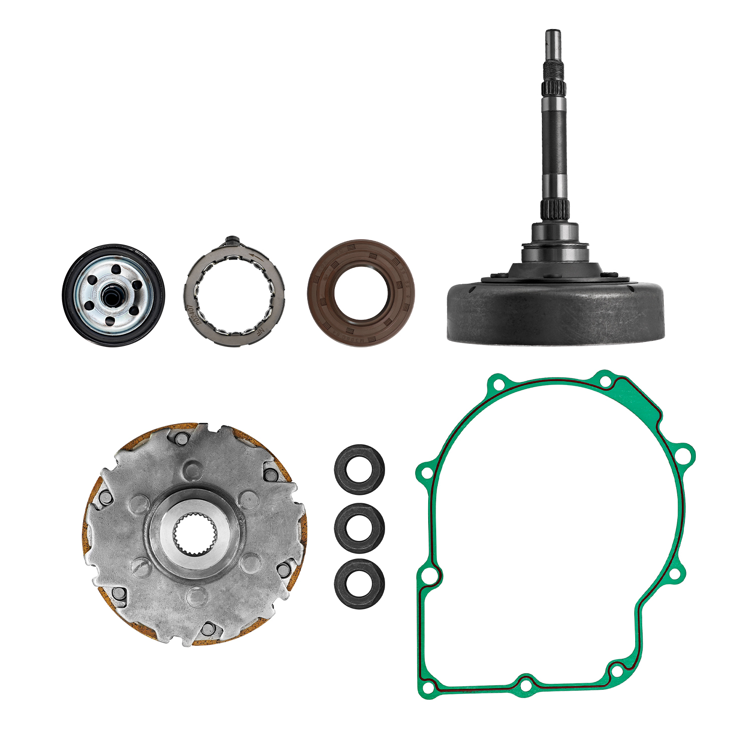 Wet Clutch 6 Shoe Kit for HiSun Fits for Cub Cadet Challenger M MX 550 750 UTV 2019-Up