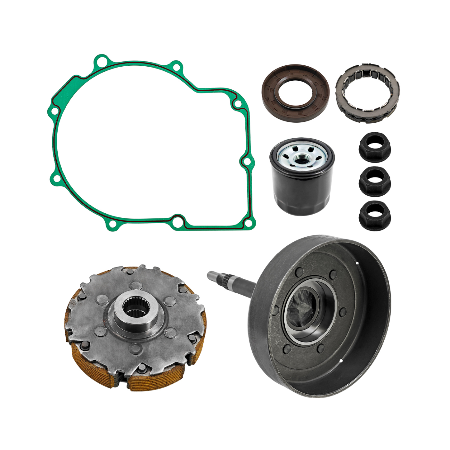 Wet Clutch 6 Shoe Kit for HiSun Fits for Cub Cadet Challenger M MX 550 750 UTV 2019-Up