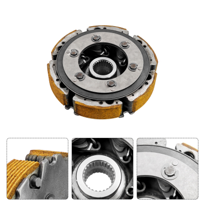Wet Clutch 6 Shoe Kit for HiSun Fits for Cub Cadet Challenger M MX 550 750 UTV 2019-Up