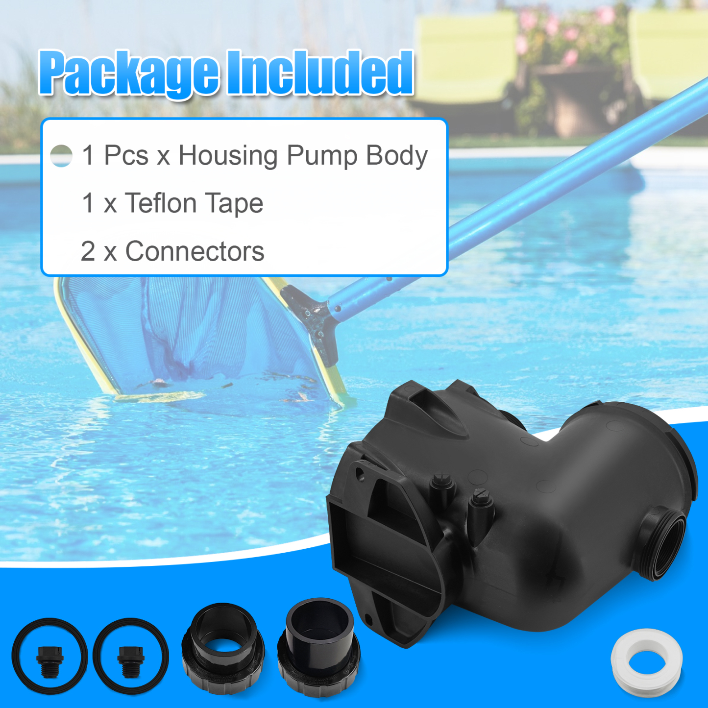 SPX3200A Housing Pump Body fits for Hayward TriStar Pumps for EcoStar Pumps fits for Hayward TriStar VS Pump SP3200VSP