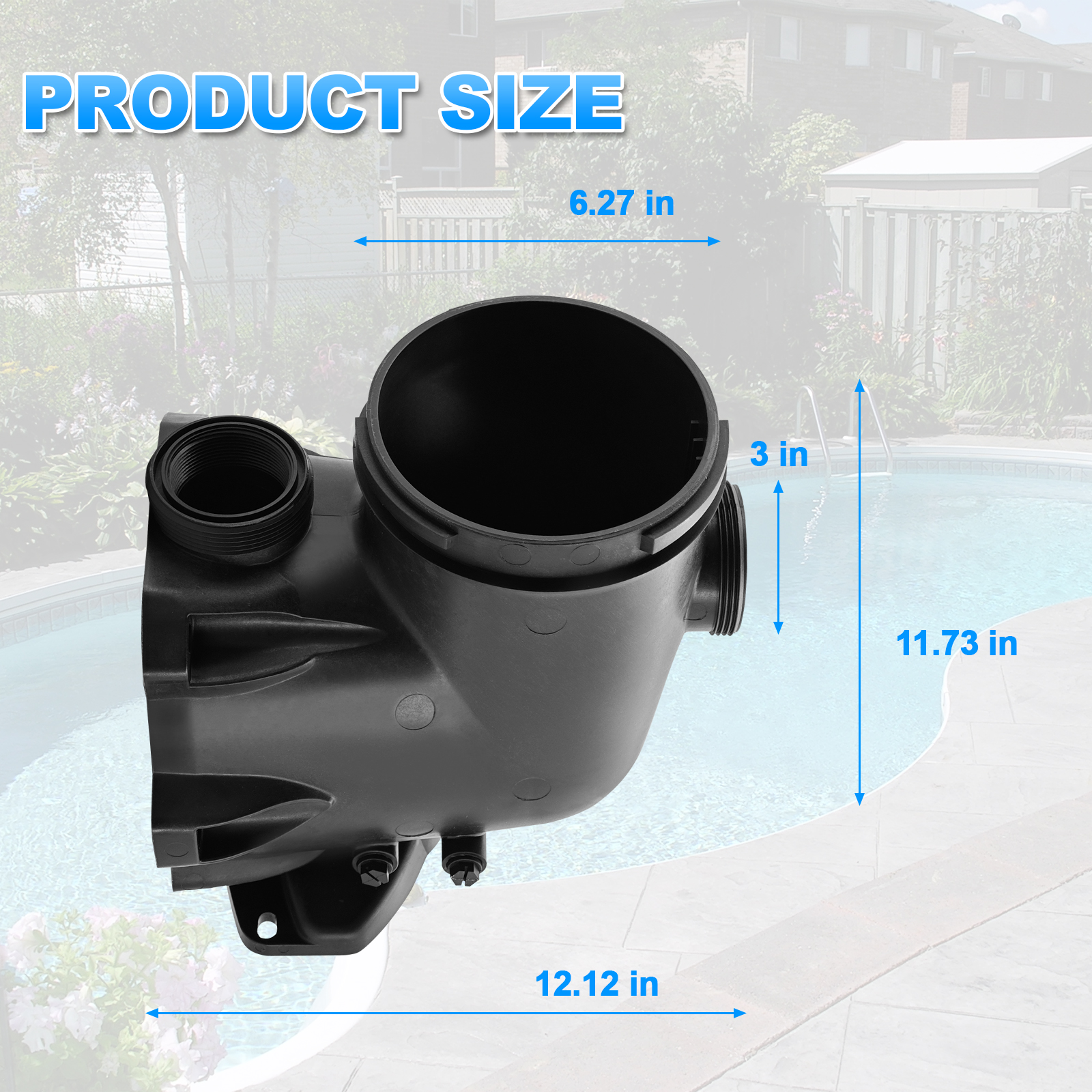 SPX3200A Housing Pump Body fits for Hayward TriStar Pumps for EcoStar Pumps fits for Hayward TriStar VS Pump SP3200VSP