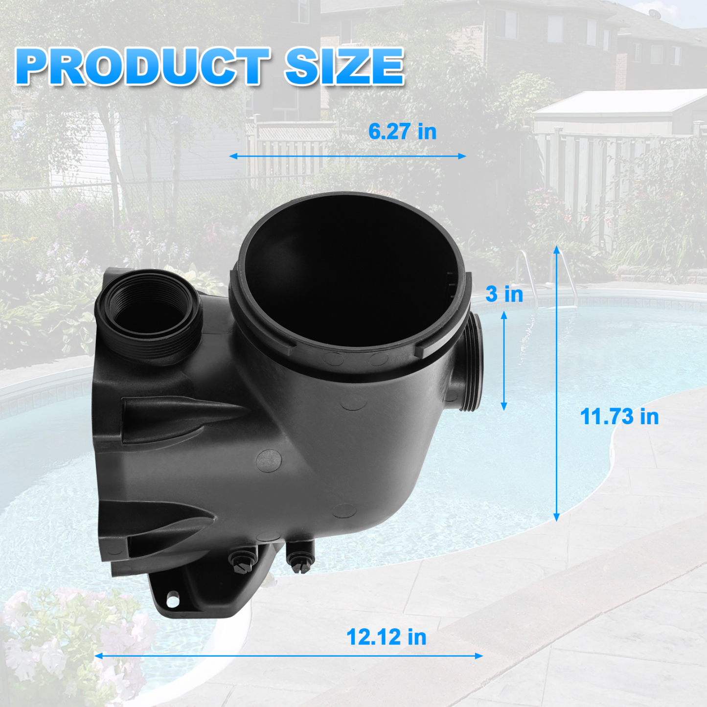 SPX3200A Housing Pump Body fits for Hayward TriStar Pumps for EcoStar Pumps fits for Hayward TriStar VS Pump SP3200VSP
