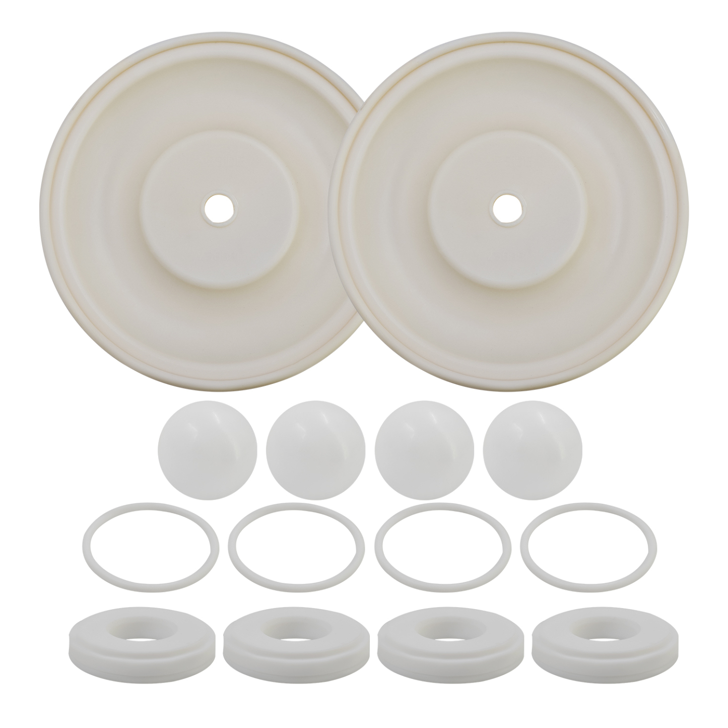 25A857 Complete Fluid Repair Kit for Graco Husky 1050 Pump, Premium Upgrade PTFE Seats with Acetal Balls and TPE Diaphragms; PT, AC, TP Compatible with Standard TP, AC, TP Kit