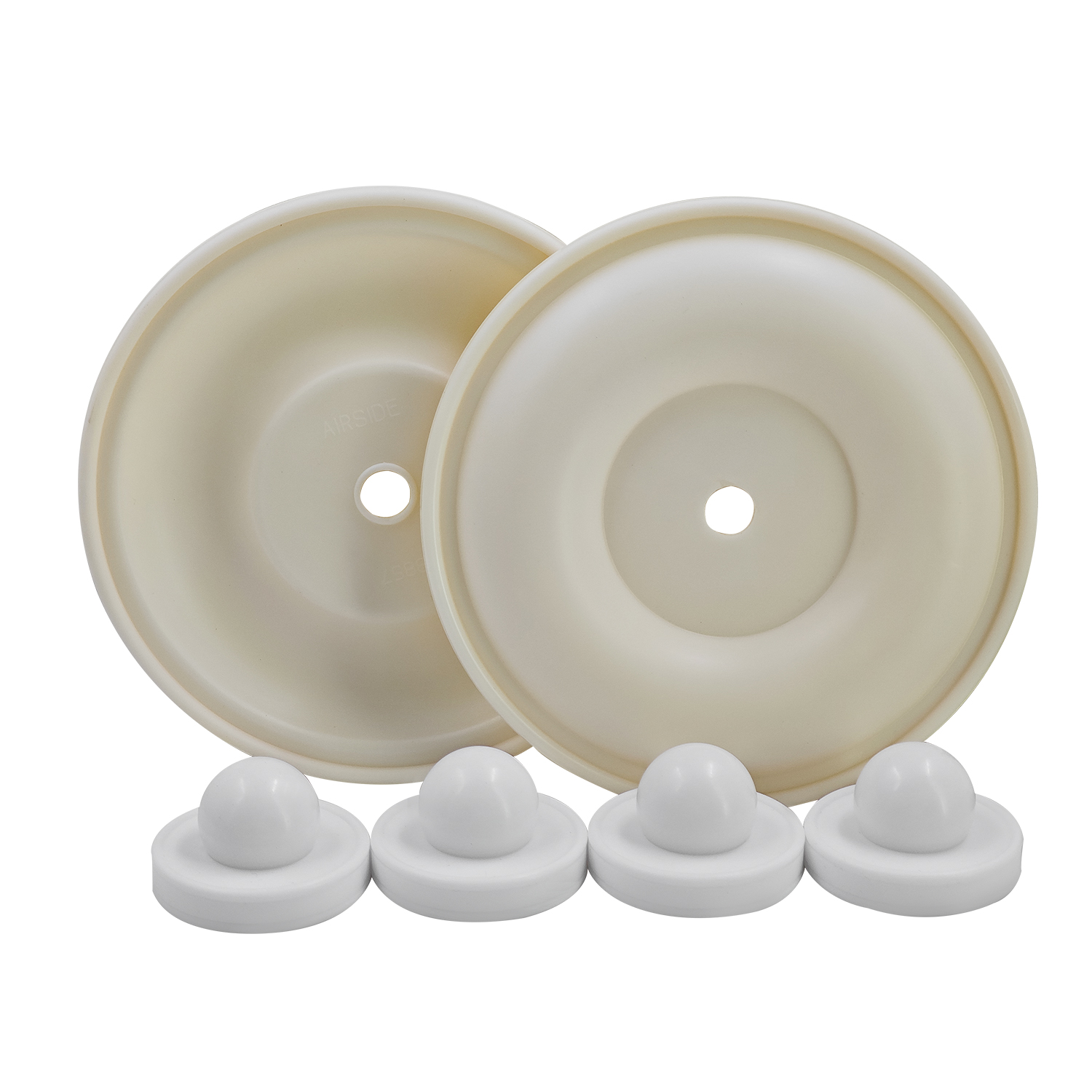 25A857 Complete Fluid Repair Kit for Graco Husky 1050 Pump, Premium Upgrade PTFE Seats with Acetal Balls and TPE Diaphragms; PT, AC, TP Compatible with Standard TP, AC, TP Kit