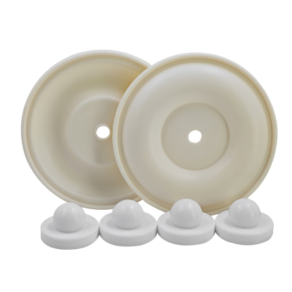 25A857 Complete Fluid Repair Kit for Graco Husky 1050 Pump, Premium Upgrade PTFE Seats with Acetal Balls and TPE Diaphragms; PT, AC, TP Compatible with Standard TP, AC, TP Kit