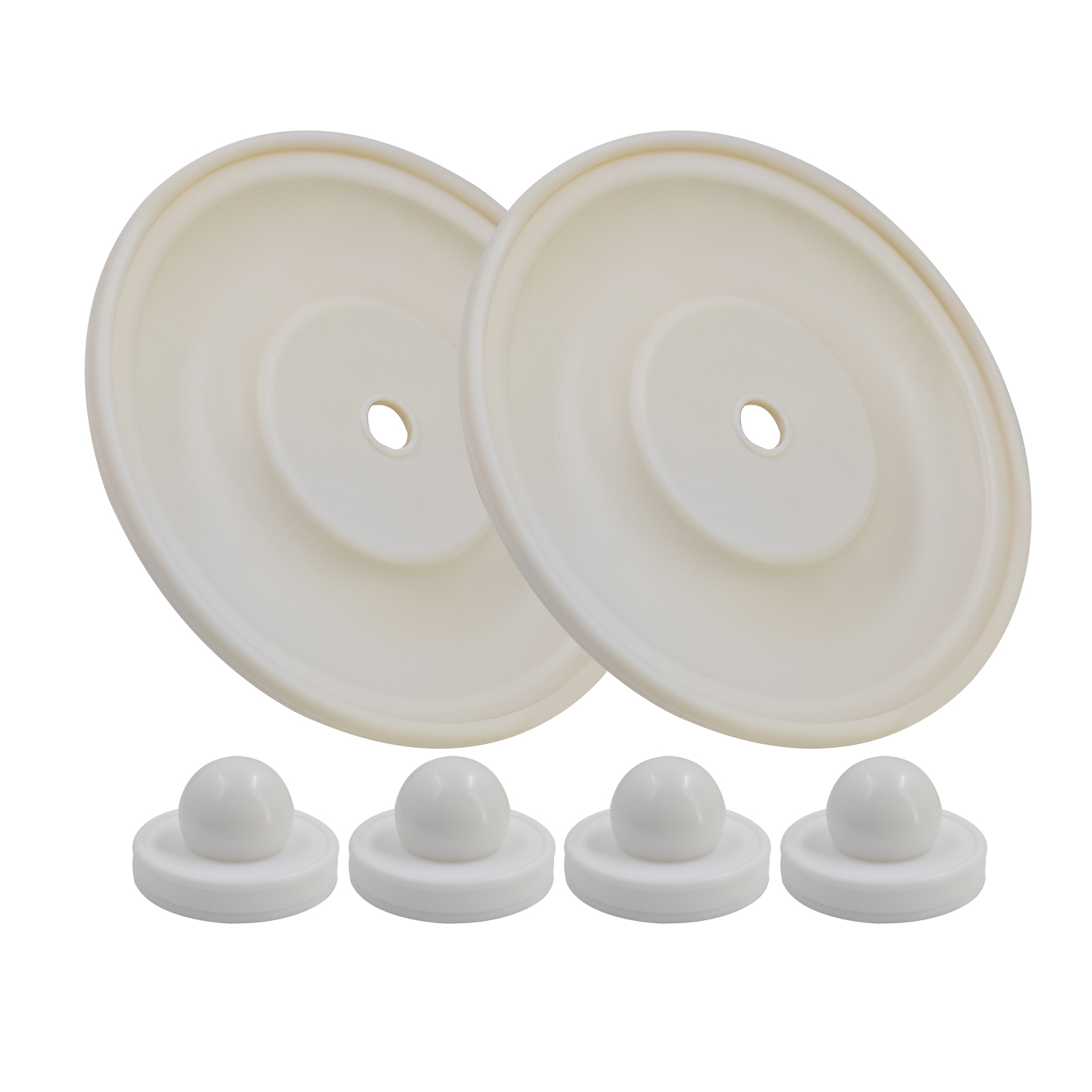 25A857 Complete Fluid Repair Kit for Graco Husky 1050 Pump, Premium Upgrade PTFE Seats with Acetal Balls and TPE Diaphragms; PT, AC, TP Compatible with Standard TP, AC, TP Kit