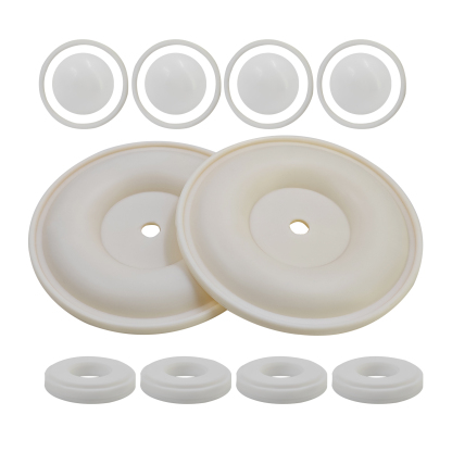 25A857 Complete Fluid Repair Kit for Graco Husky 1050 Pump, Premium Upgrade PTFE Seats with Acetal Balls and TPE Diaphragms; PT, AC, TP Compatible with Standard TP, AC, TP Kit