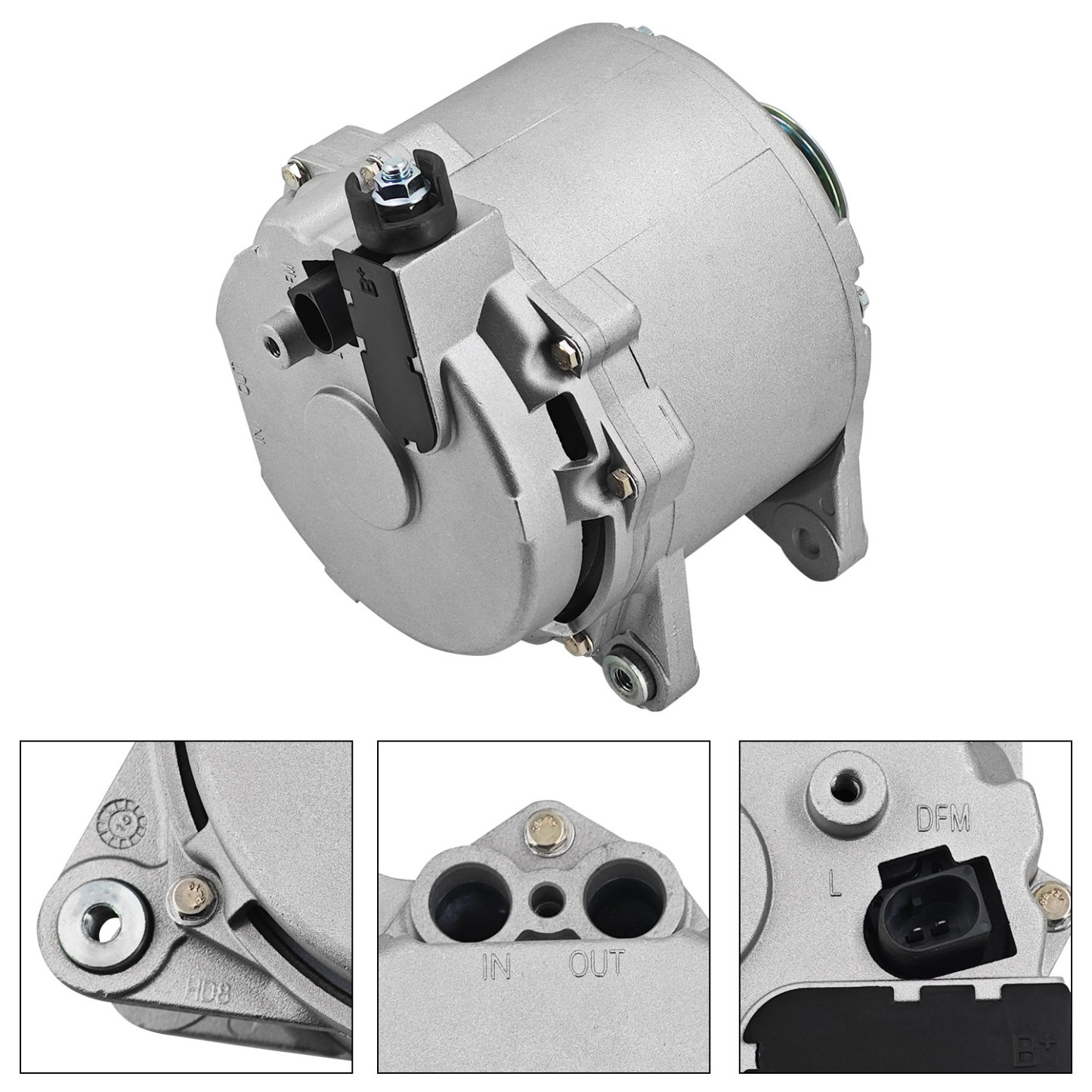 Water Cooled Alternator 12 Volts 190 Amps New for Bentley 2003-2012 Continental Flying Spur/GT/GTC/Supersports 6.0L 12W