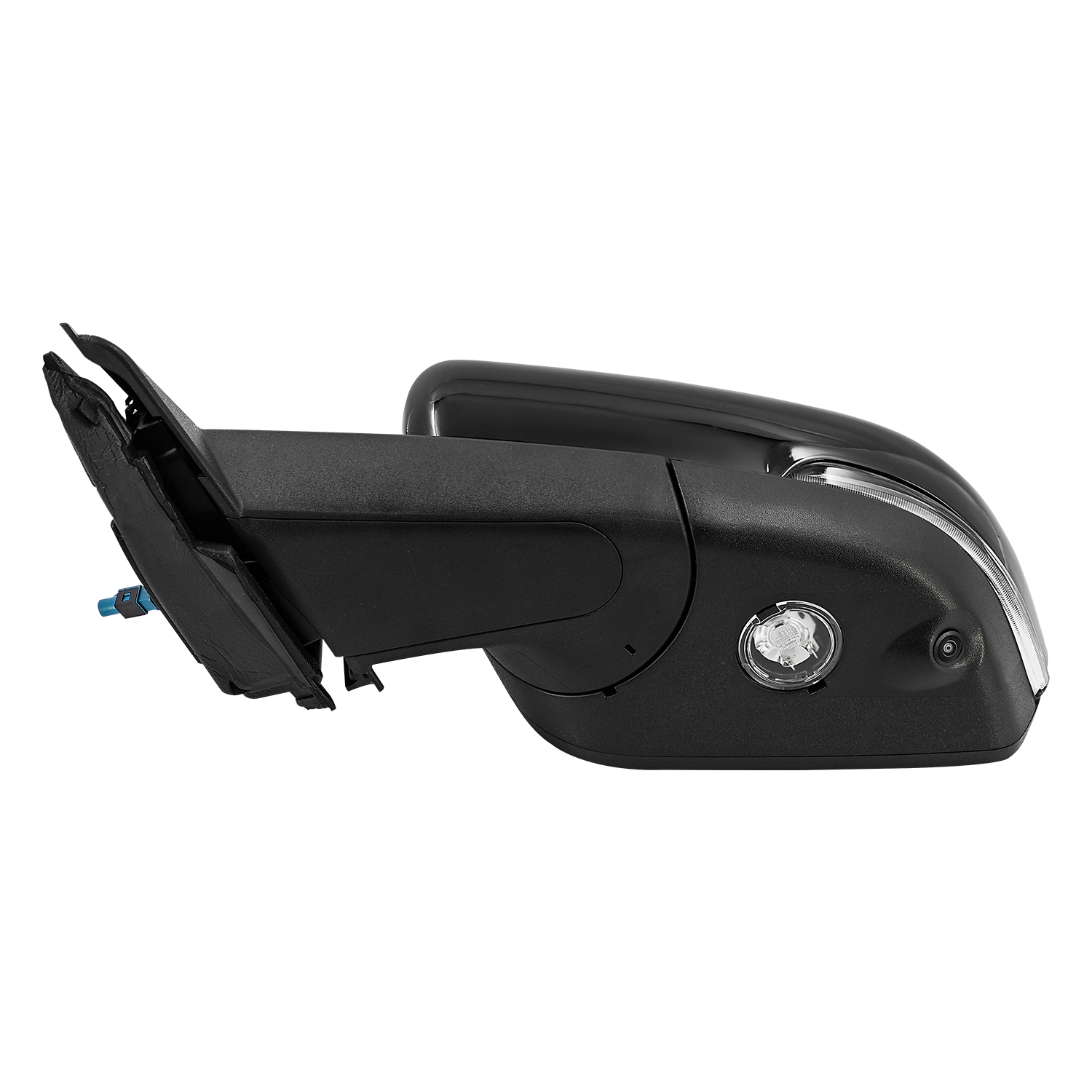 Left Driver Side Mirror Fits for Ford Explorer 2020-2023 with Camera Support Power Folding BSM Memory Power Adjustment Heated with Turn Signal Light Puddle Light 13Pins 