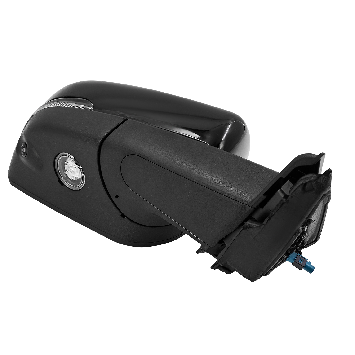 Right Passenger Side Mirror Fits for Ford Explorer 2020-2023 with Camera Support Power Folding BSM Memory Power Adjustment Heated with Turn Signal Light Puddle Light 13Pins 