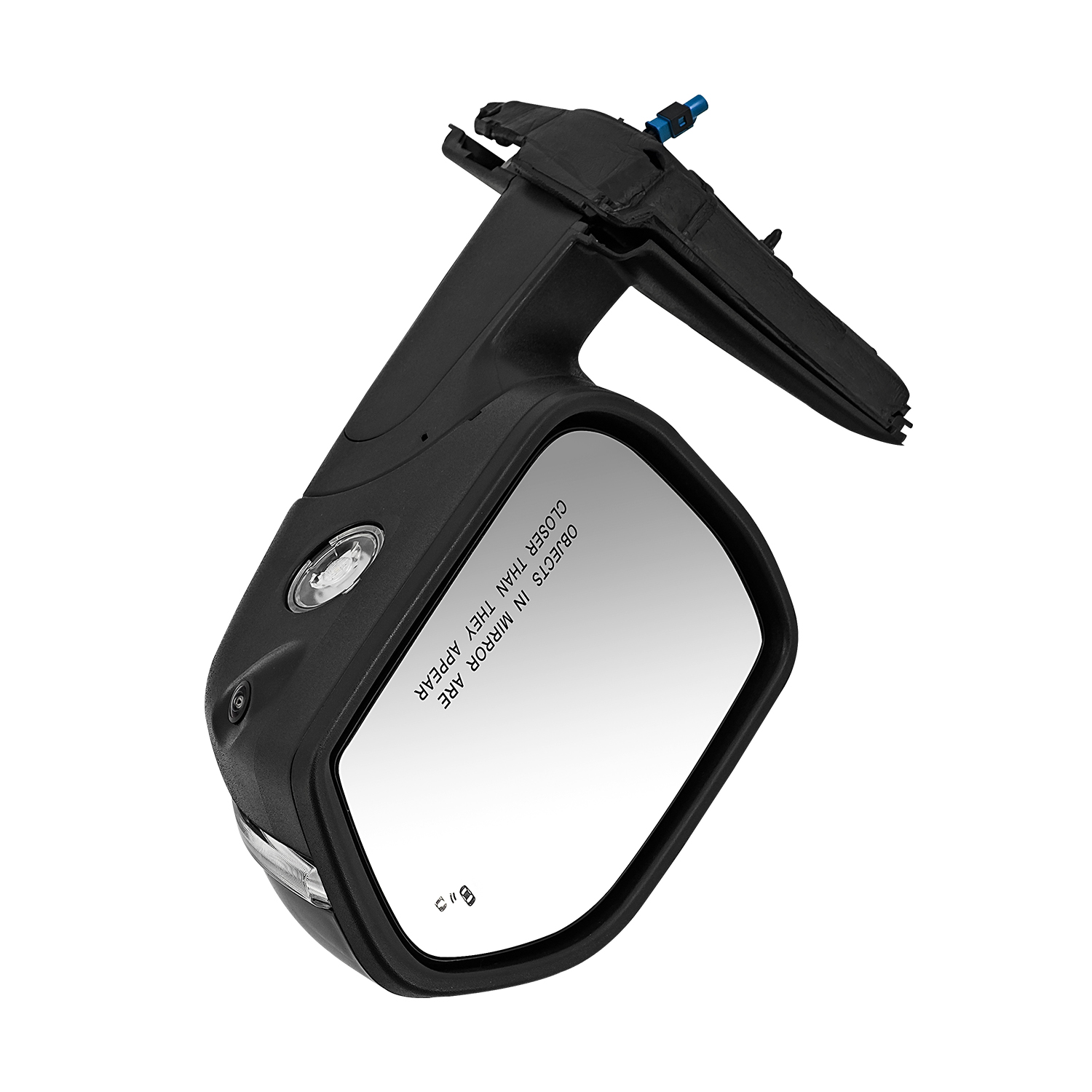 Right Passenger Side Mirror Fits for Ford Explorer 2020-2023 with Camera Support Power Folding BSM Memory Power Adjustment Heated with Turn Signal Light Puddle Light 13Pins 
