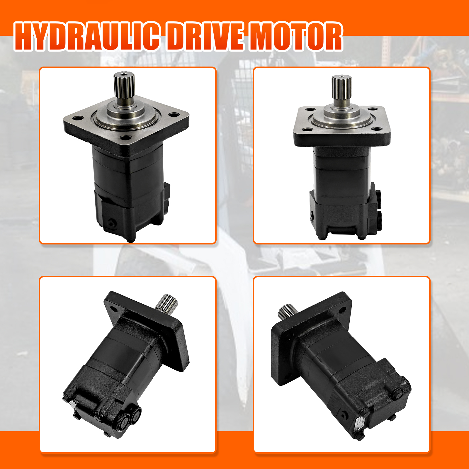 Hydraulic Drive Motor Fits for Danfoss Char-Lynn 4KC Series for Bobcat 463 #1670005001