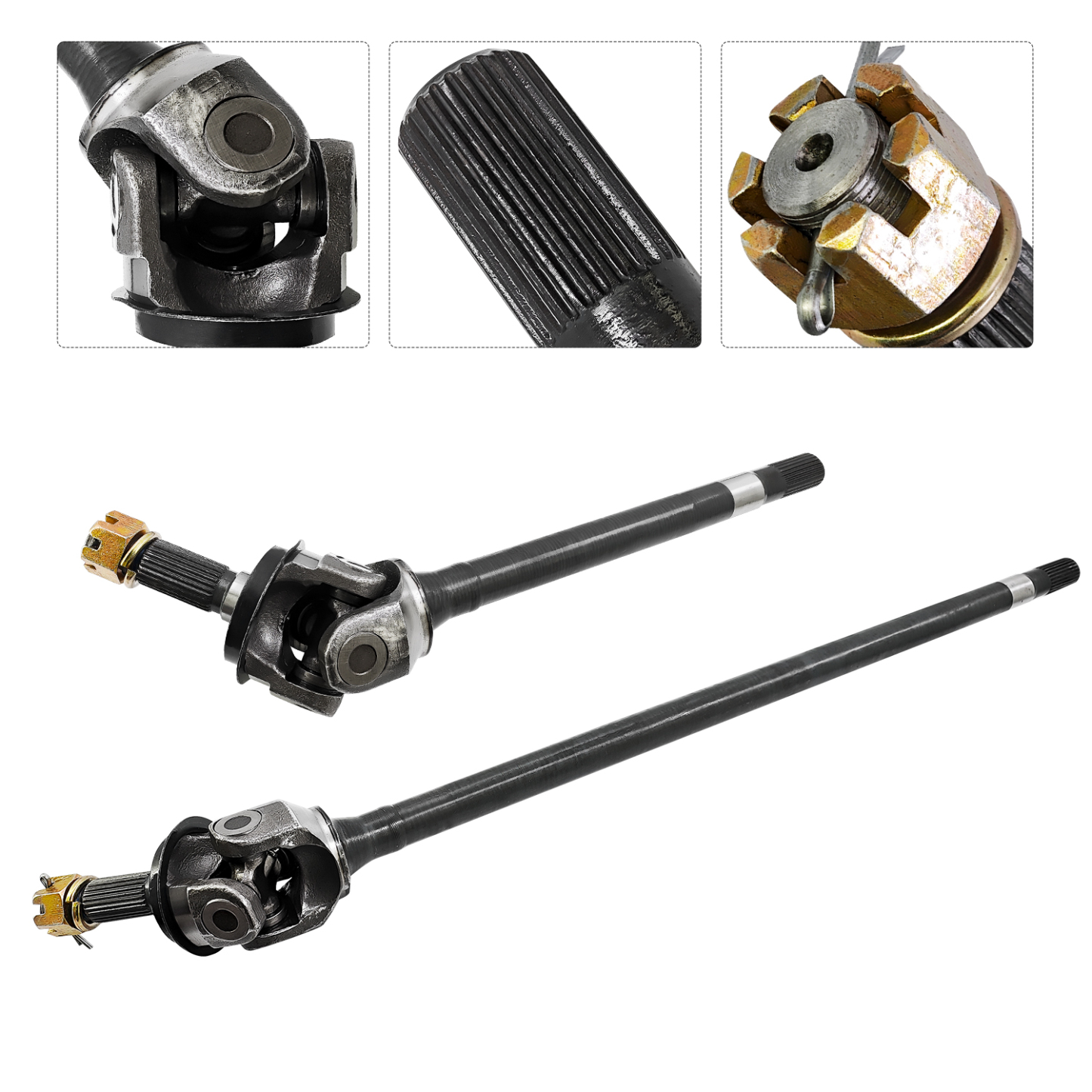 Right & Left Axle Shaft Assembly Fits for Jeep Cherokee 1997-2001, Wrangler 1997-2006 2.4L 2.5L 4.0L #630-426