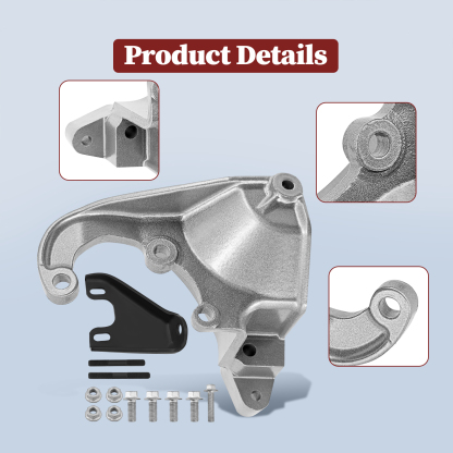 Power Steering Pump Bracket Kit for Chevy S10 Blazer with GMC S15 for Chevy S10/S10 Blazer 1987-1993;for GMC S15 Jimmy 1987-1993; for GMC Sonoma 1991-1993; 2.8L V6 Engine 14092956