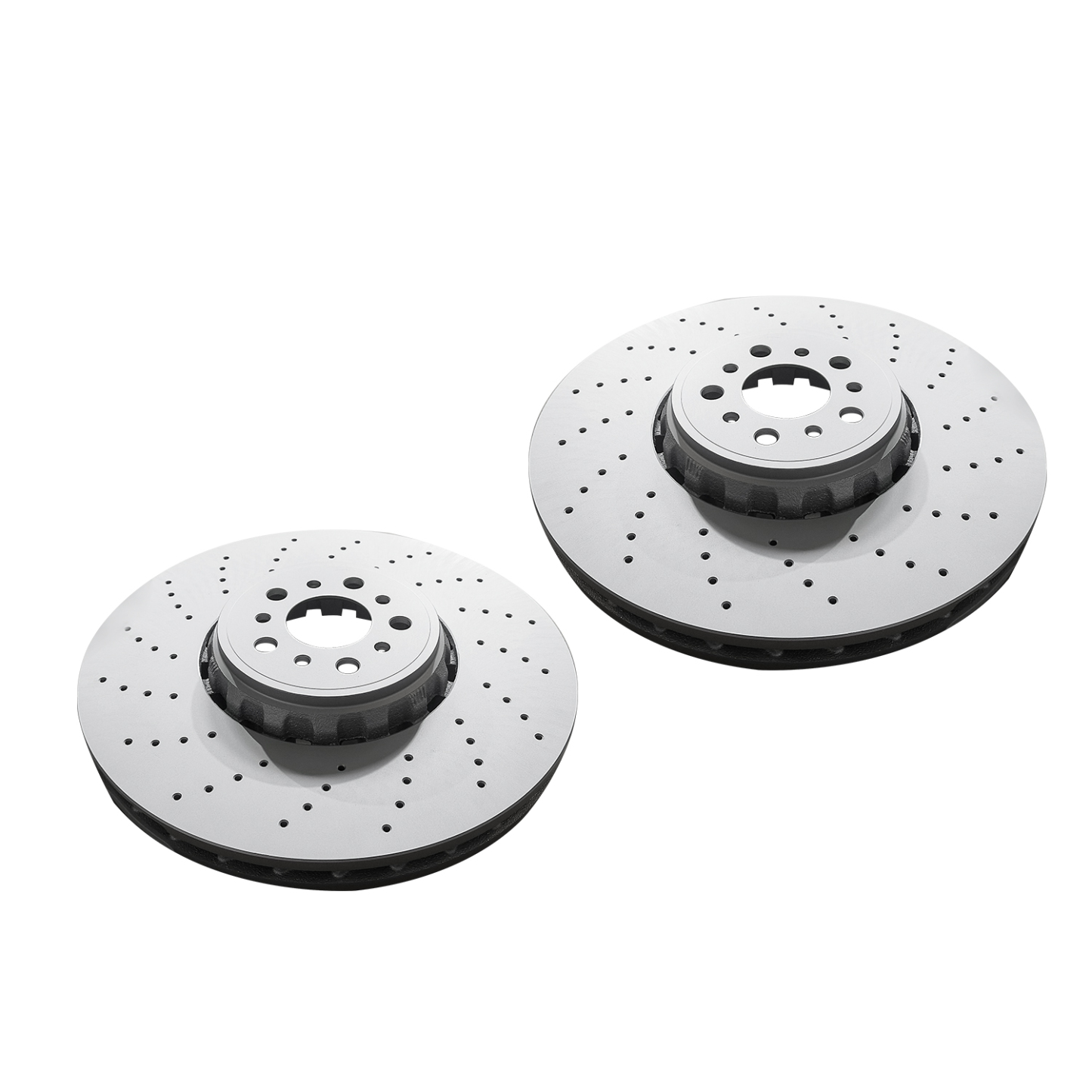 Pair Set 2 395mm Front Left and Right Brake Disc Rotors | For BMW F97 X3 F98 X4 F95 X5 F96 X6