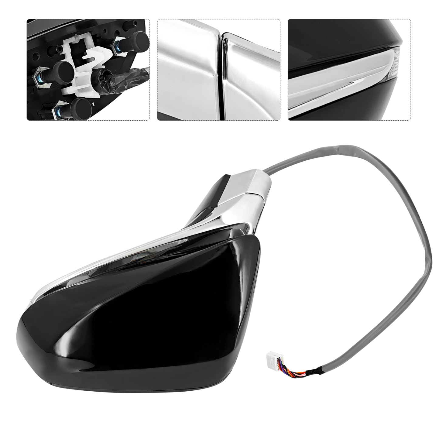 Left Driver Side Mirror Fits for Lexus RX350 RX350h 2023-2025 Support Power Folding Power Heated Adjust Support BSM Memory with Turn Signal