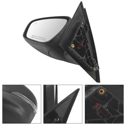 Left Driver Side Mirror Fits for Ford Escape 2020-2022 with Blind Spot Memory Function LED Turn Signal Light Power Adjustable Manual Folding