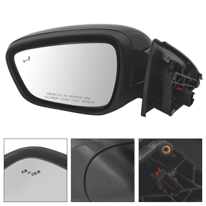 Left Driver Side Mirror Fits for Ford Escape 2020-2022 with Blind Spot Memory Function LED Turn Signal Light Power Adjustable Manual Folding