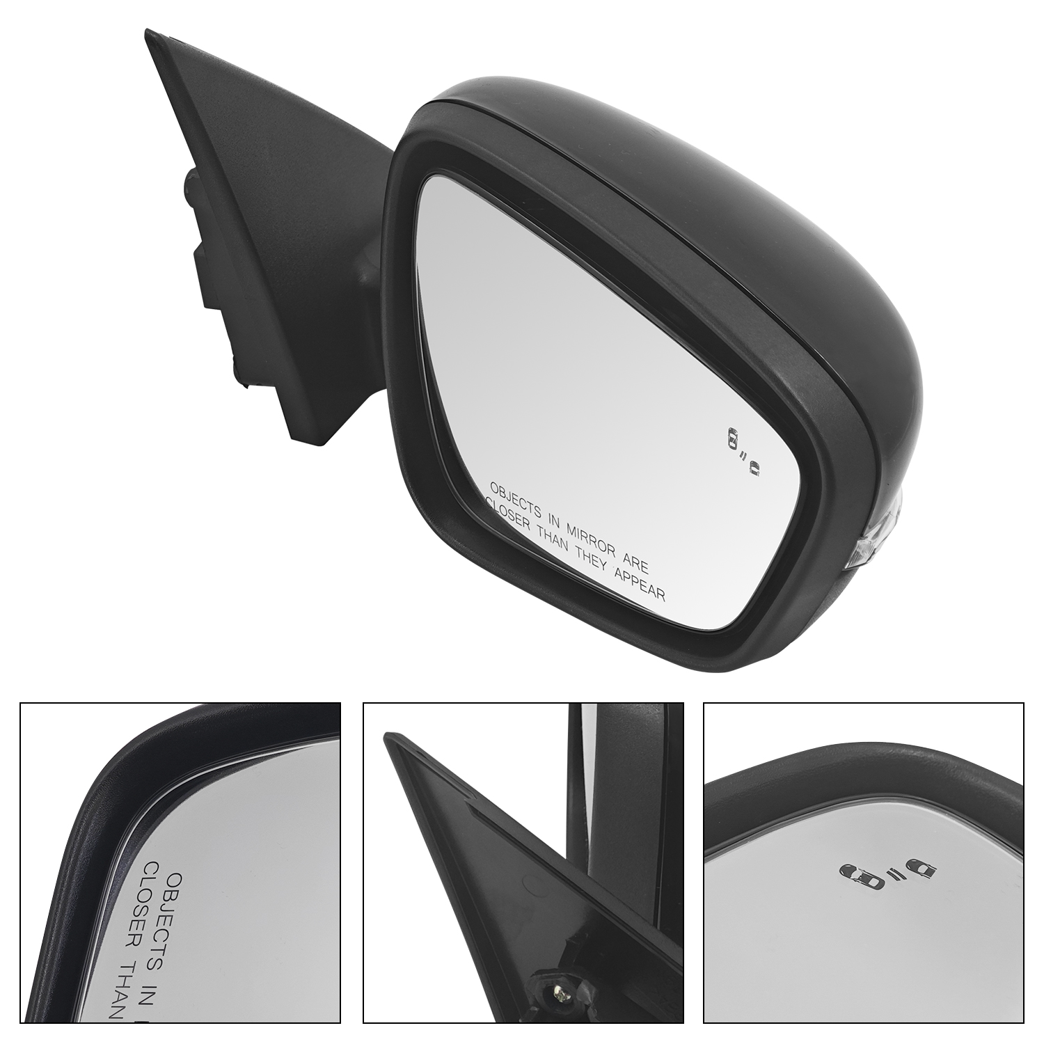 Passenger Side Mirror Fits for Ford Escape 2020-2022 with Blind Spot Memory Function LED Turn Signal Light Power Adjustable Manual Folding