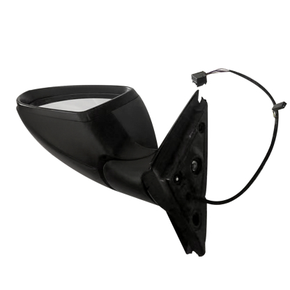 Gray Left Driver Side Power Mirror Fits for Volkswagen Jetta 2019-2023 w/Blind Spot Detection, Power Heated