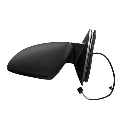 Gray Left Driver Side Power Mirror Fits for Volkswagen Jetta 2019-2023 w/Blind Spot Detection, Power Heated