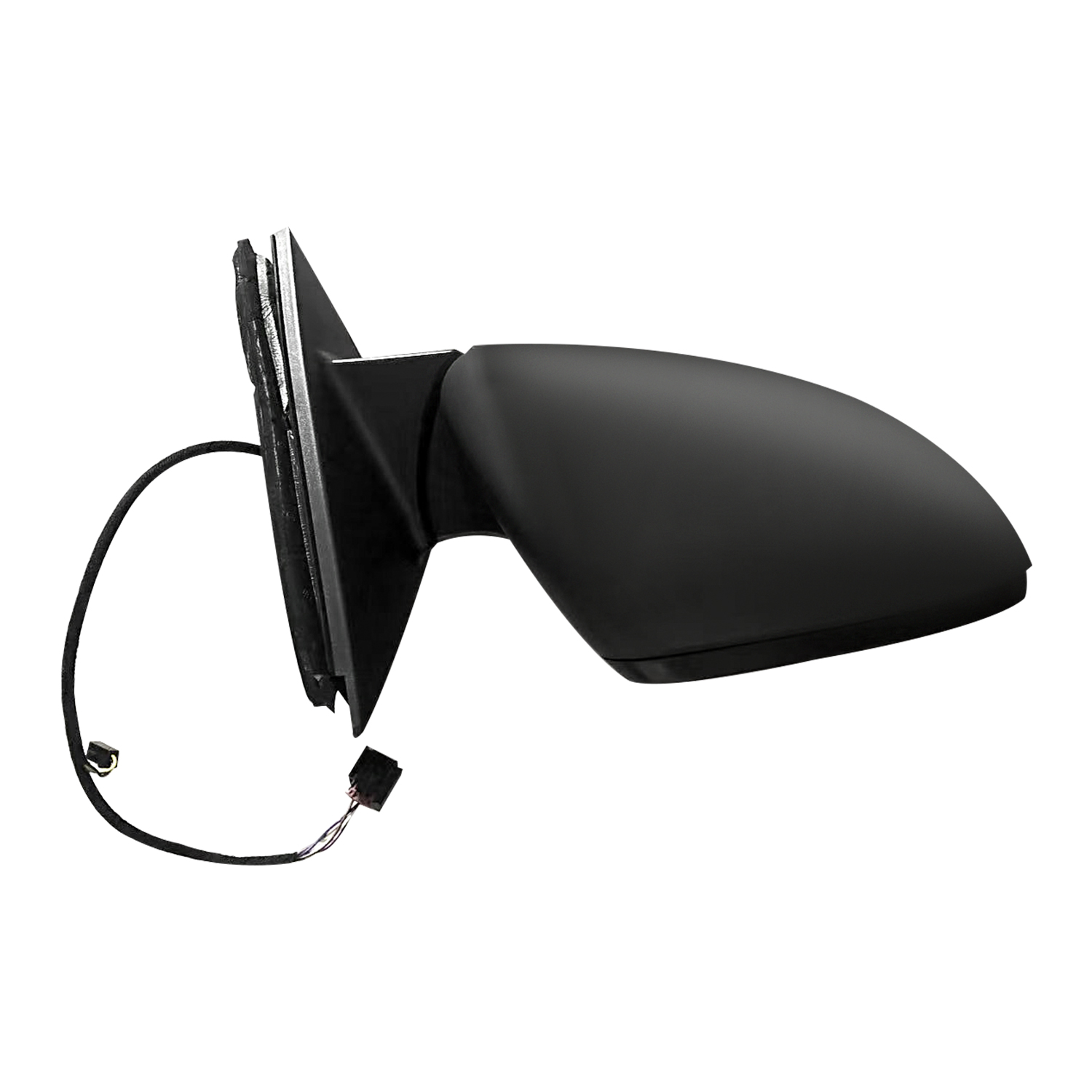 Gray Right Passenger Side Power Mirror Fits for Volkswagen Jetta 2019-2023 w/Blind Spot Detection, Power Heated