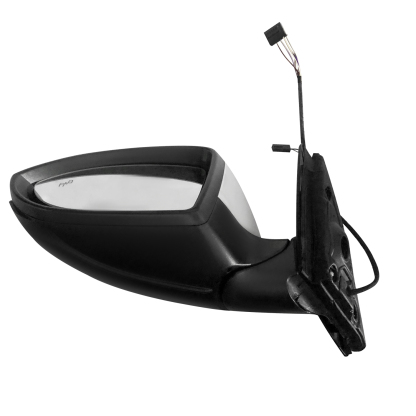 White Left Driver Side Power Mirror Fits for Volkswagen Jetta 2019-2023 w/Blind Spot Detection, Power Heated