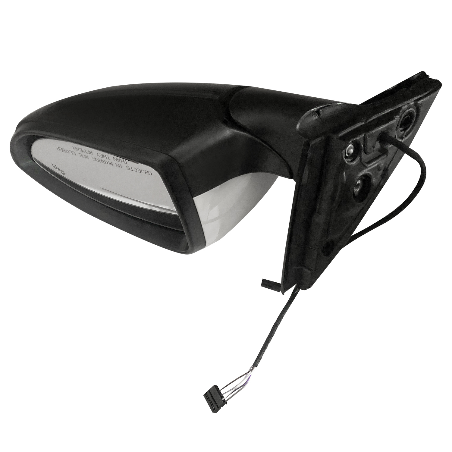 White Right Passenger Side Power Mirror Fits for Volkswagen Jetta 2019-2023 w/Blind Spot Detection, Power Heated