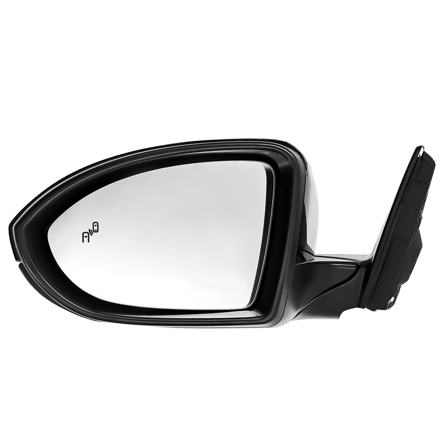  Black Left Driver Side Power Mirror Fits for Volkswagen Jetta 2019-2023 w/Blind Spot Detection, Power Heated #17A857507AK9B9
