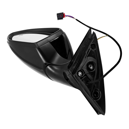  Black Left Driver Side Power Mirror Fits for Volkswagen Jetta 2019-2023 w/Blind Spot Detection, Power Heated #17A857507AK9B9