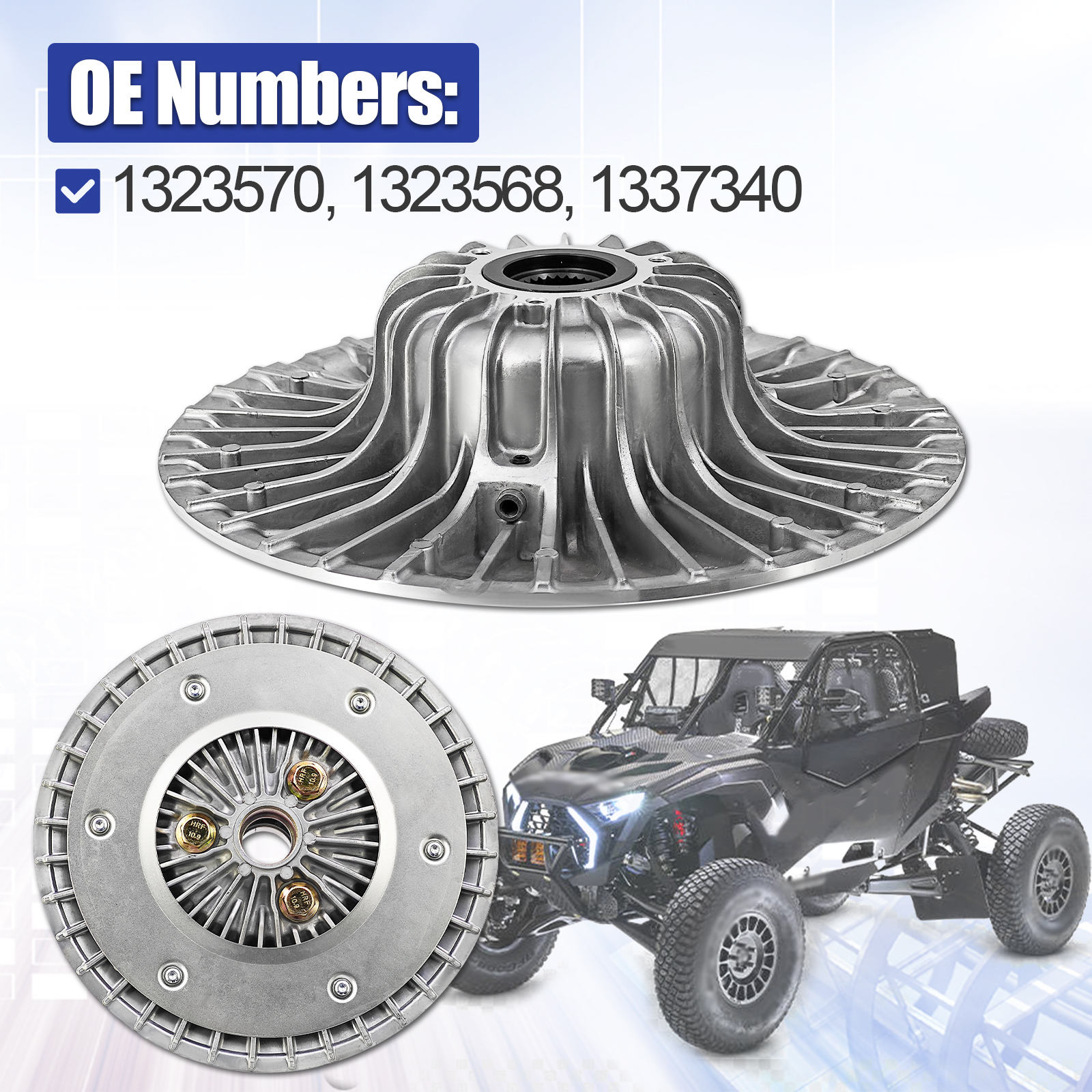 Secondary Driven Clutch Fits for Polaris RZR PRO R/PRO R4 2023-2025 #1323570 