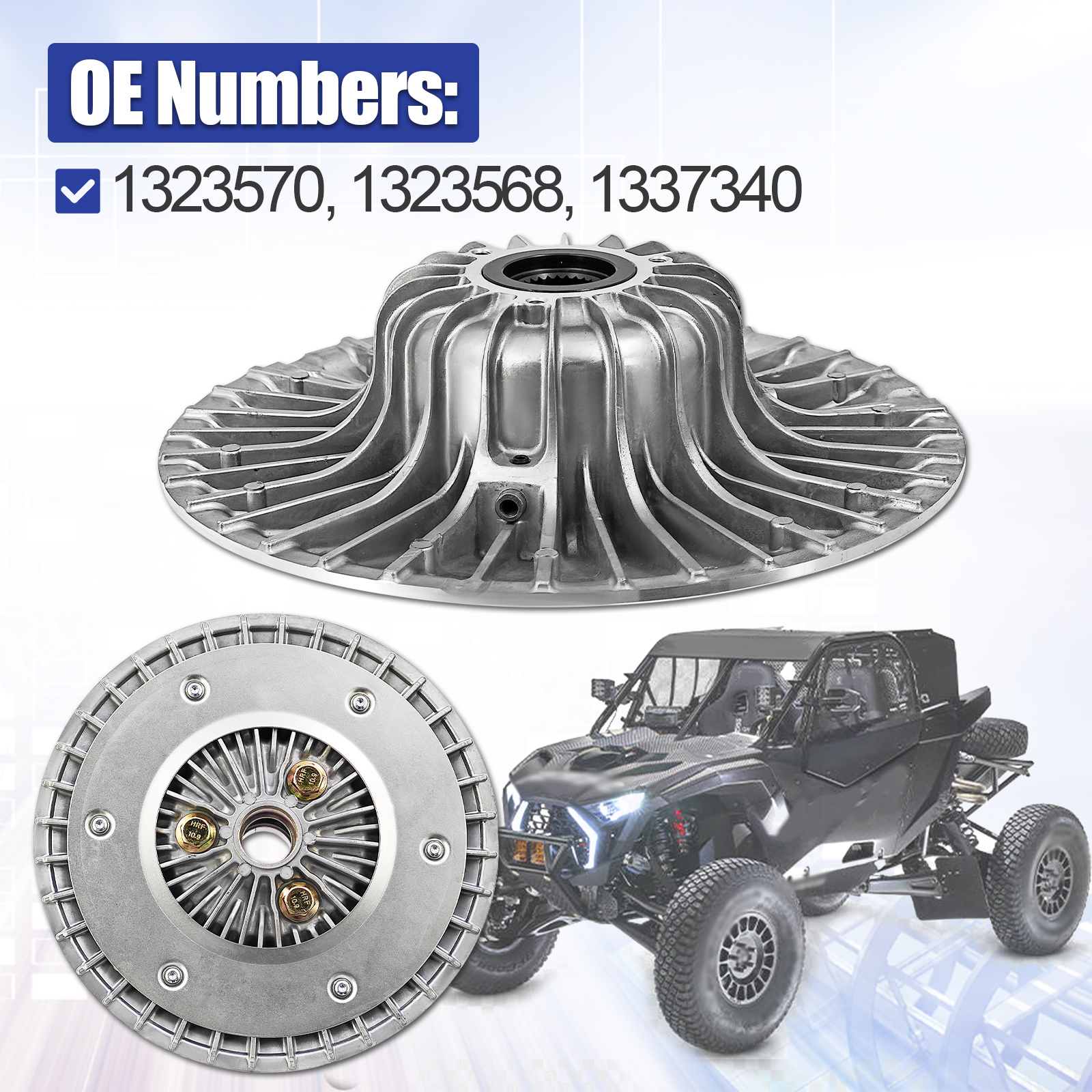 Secondary Driven Clutch Fits for Polaris RZR PRO R/PRO R4 2023-2025 #1323570 