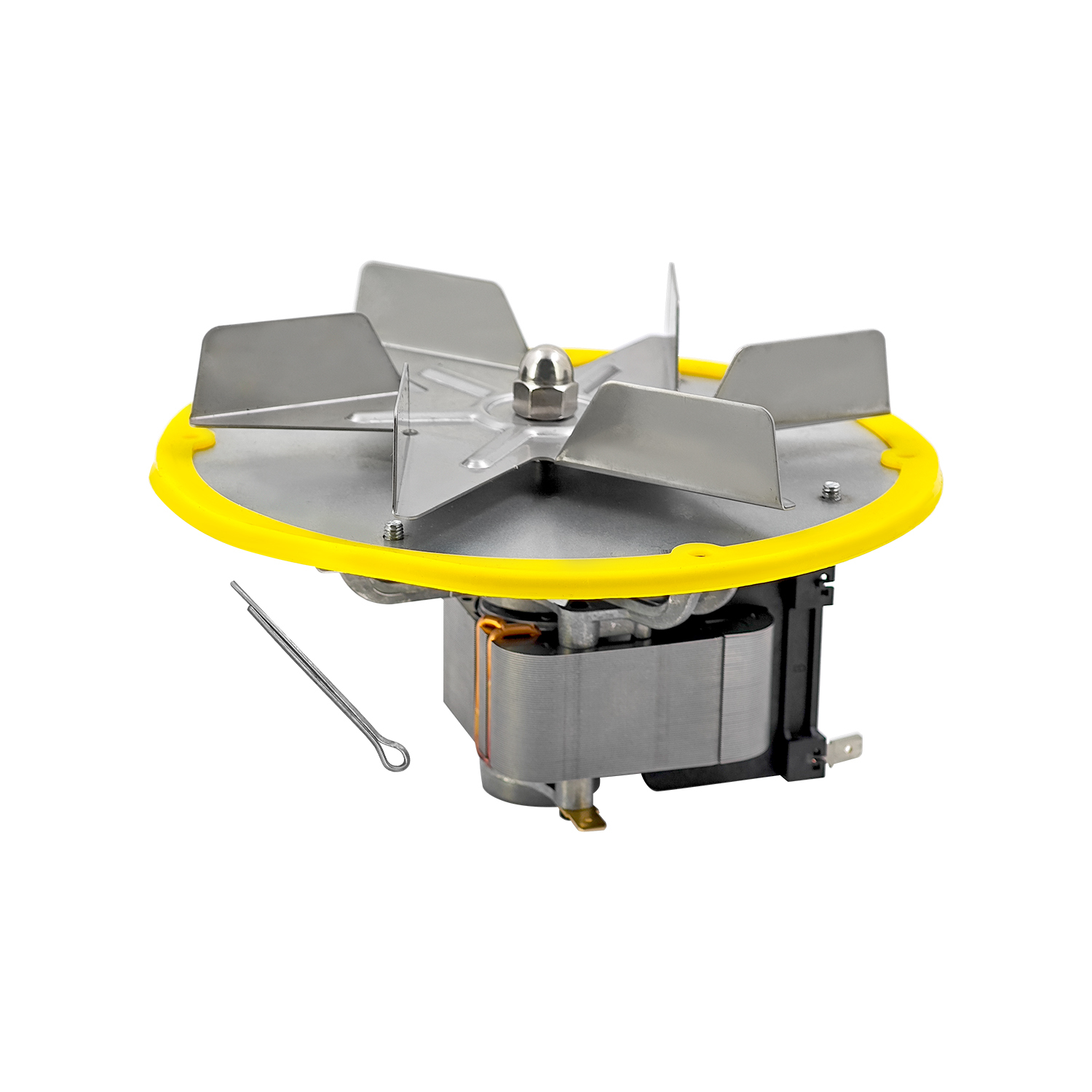 Combustion Exhaust Blower for Cleveland Iron Works PSBF66W, PS60W, PS130W Pellet Stoves, with Works Combustion Blower Gasket