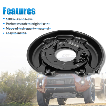 Right Parking Brake Plate Fits for Toyota 4Runner 4.0L 2003-2024 for FJ Cruiser 4.0L 2007-2014