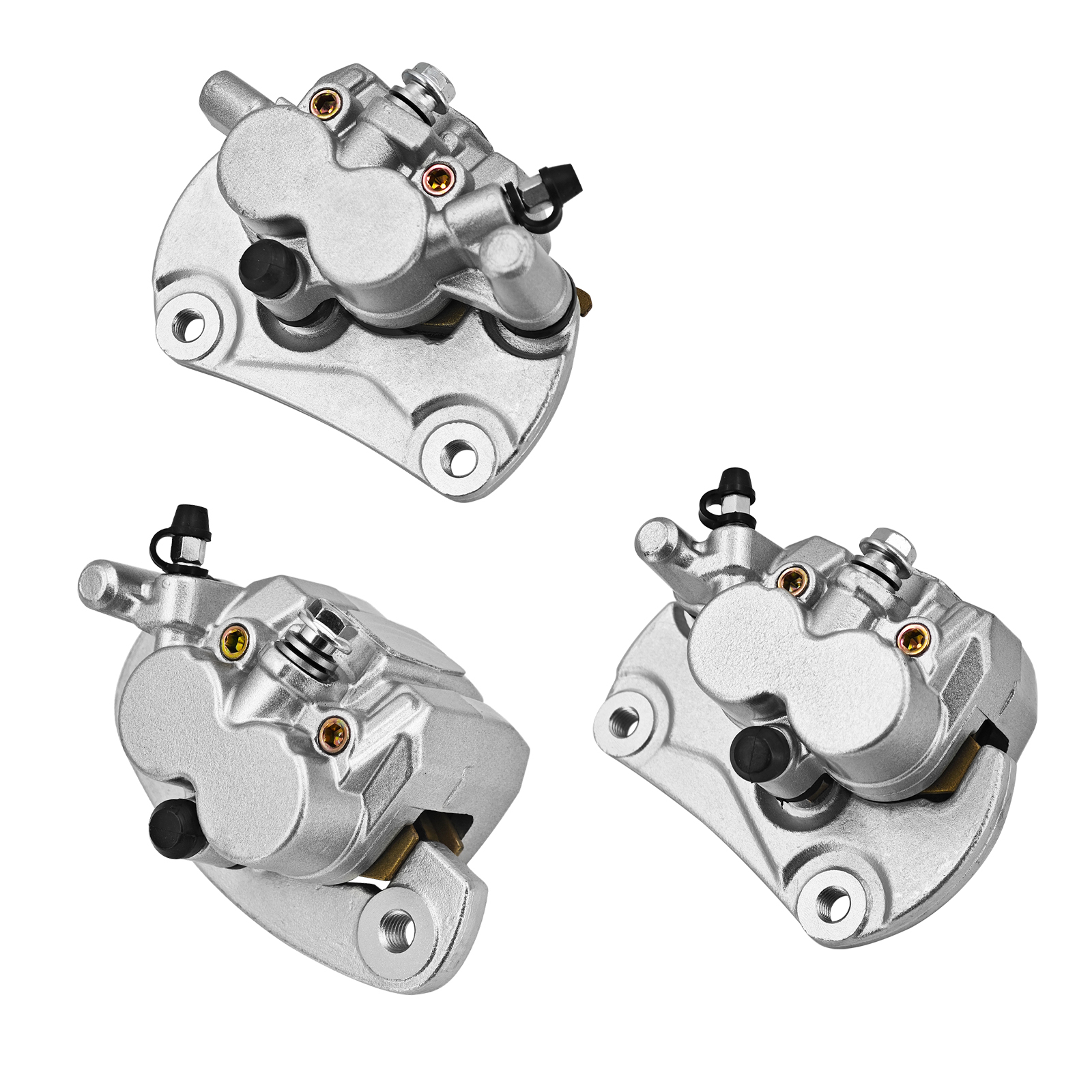 Rear & Front Left Right Brake Caliper Fits for Can-Am Commander 800 800R 1000 1000R (2011-2020) Max 800R 1000 1000R (2016-2018) 