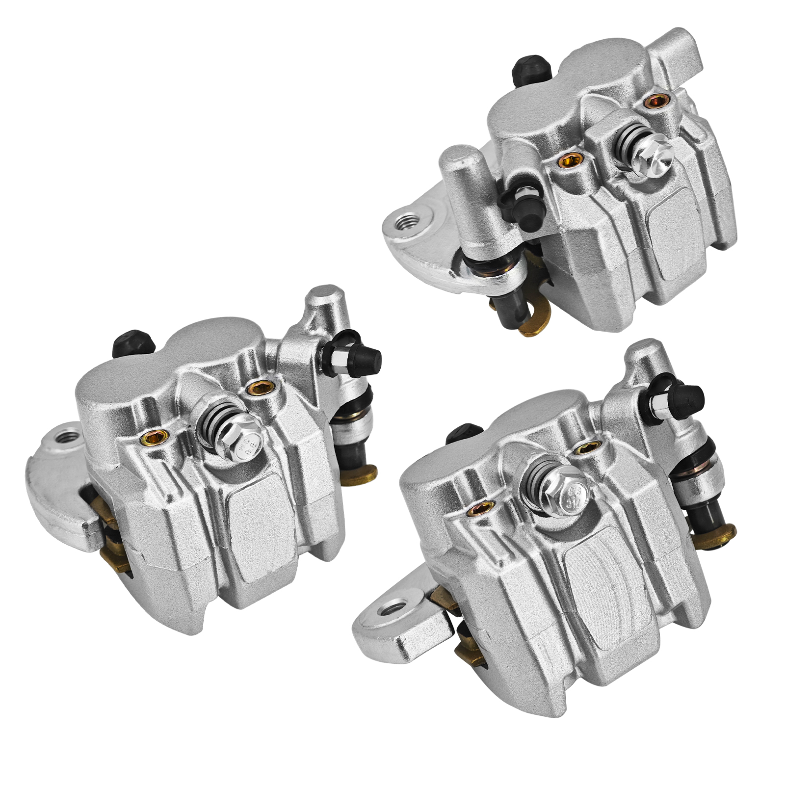 Rear & Front Left Right Brake Caliper Fits for Can-Am Commander 800 800R 1000 1000R (2011-2020) Max 800R 1000 1000R (2016-2018) 