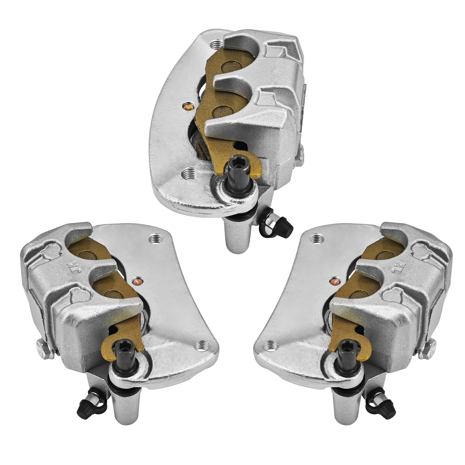 Rear & Front Left Right Brake Caliper Fits for Can-Am Commander 800 800R 1000 1000R (2011-2020) Max 800R 1000 1000R (2016-2018) 