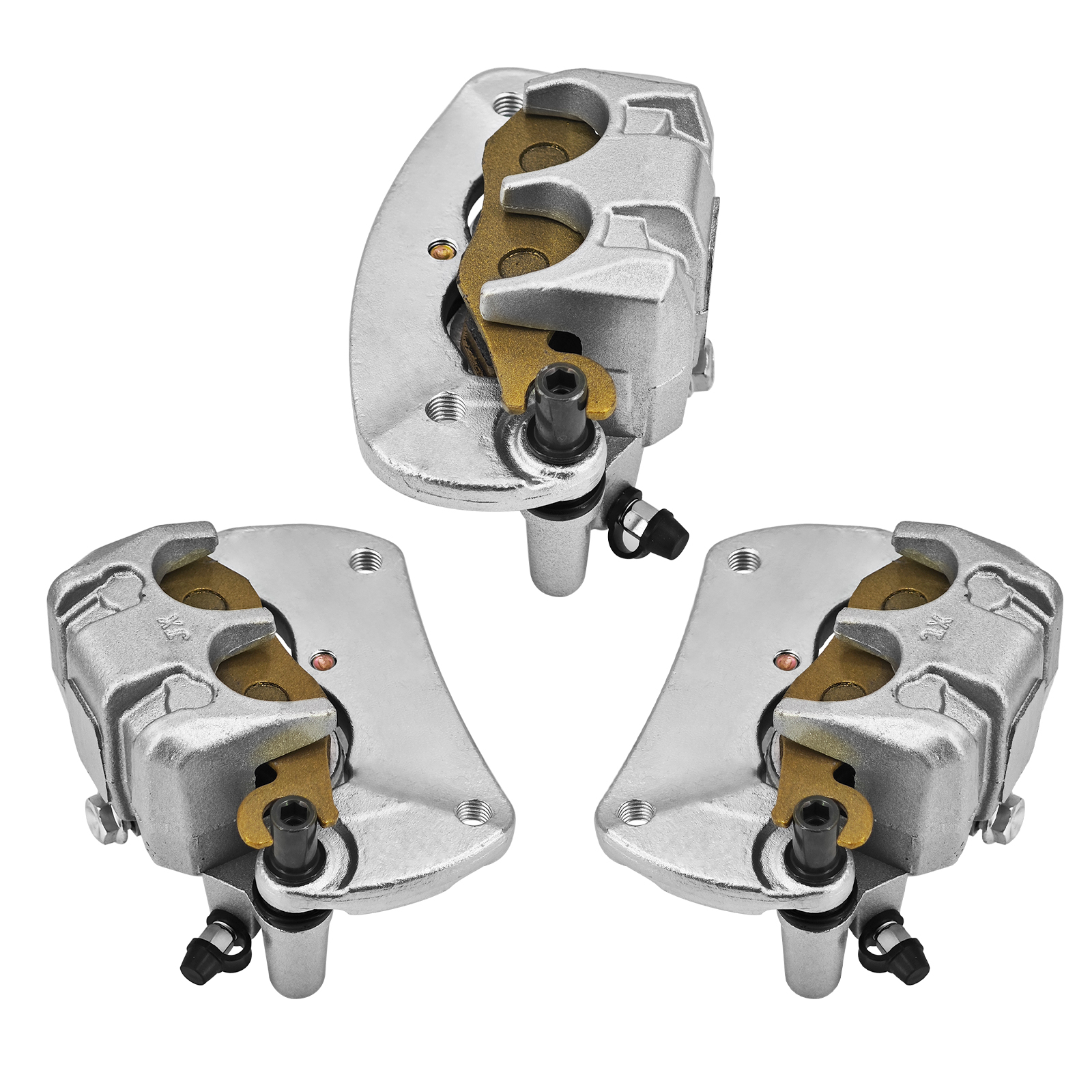 Rear & Front Left Right Brake Caliper Fits for Can-Am Commander 800 800R 1000 1000R (2011-2020) Max 800R 1000 1000R (2016-2018) 