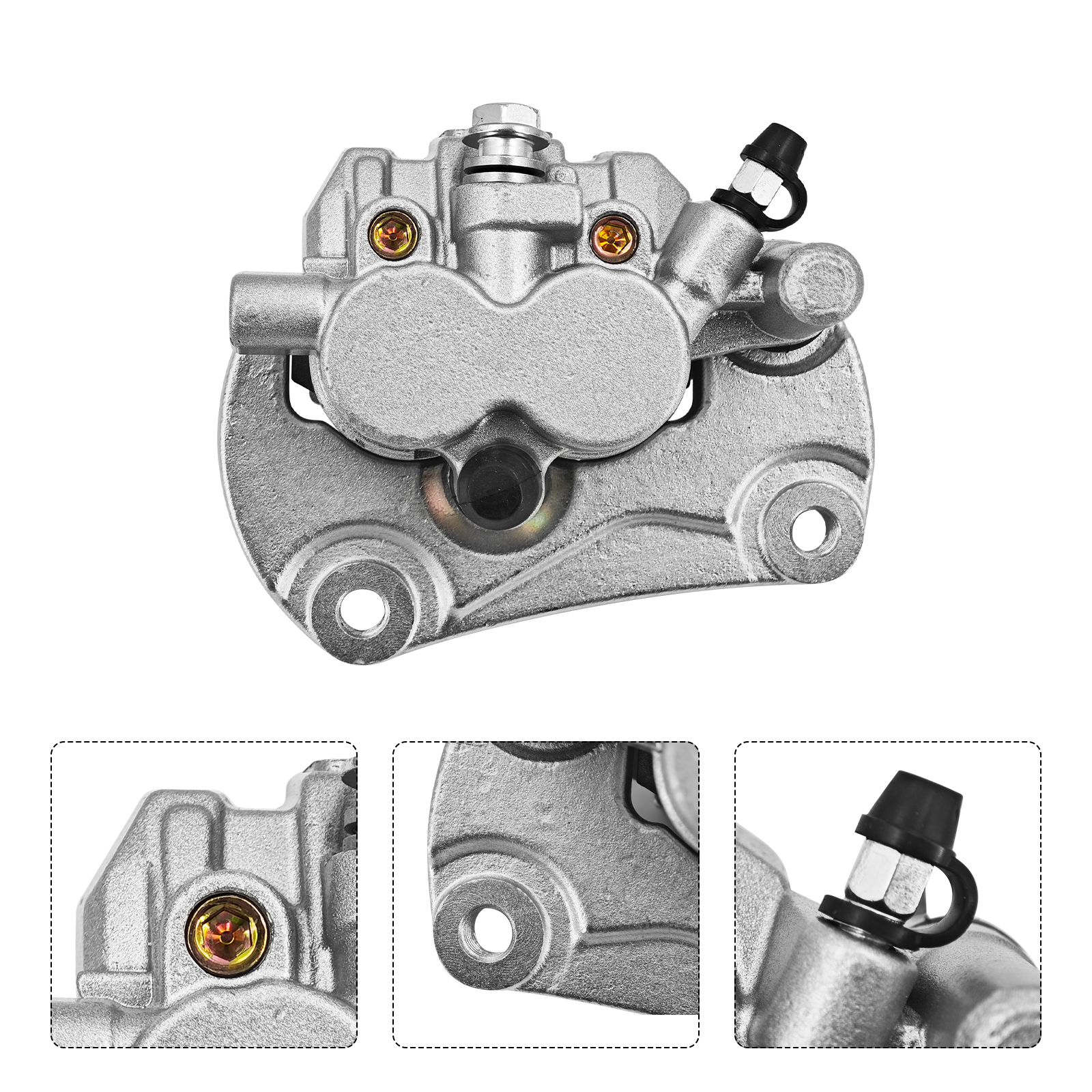 Rear & Front Left Right Brake Caliper Fits for Can-Am Commander 800 800R 1000 1000R (2011-2020) Max 800R 1000 1000R (2016-2018) 