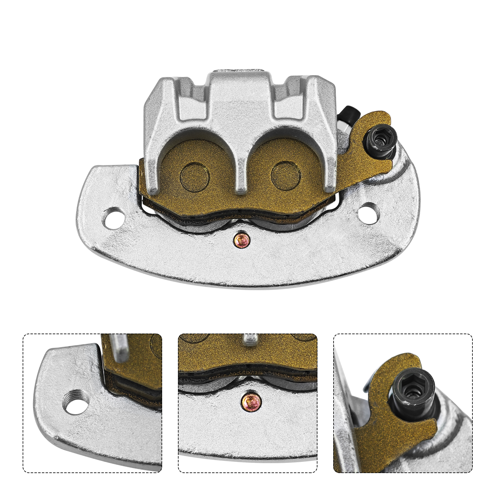 Rear & Front Left Right Brake Caliper Fits for Can-Am Commander 800 800R 1000 1000R (2011-2020) Max 800R 1000 1000R (2016-2018) 