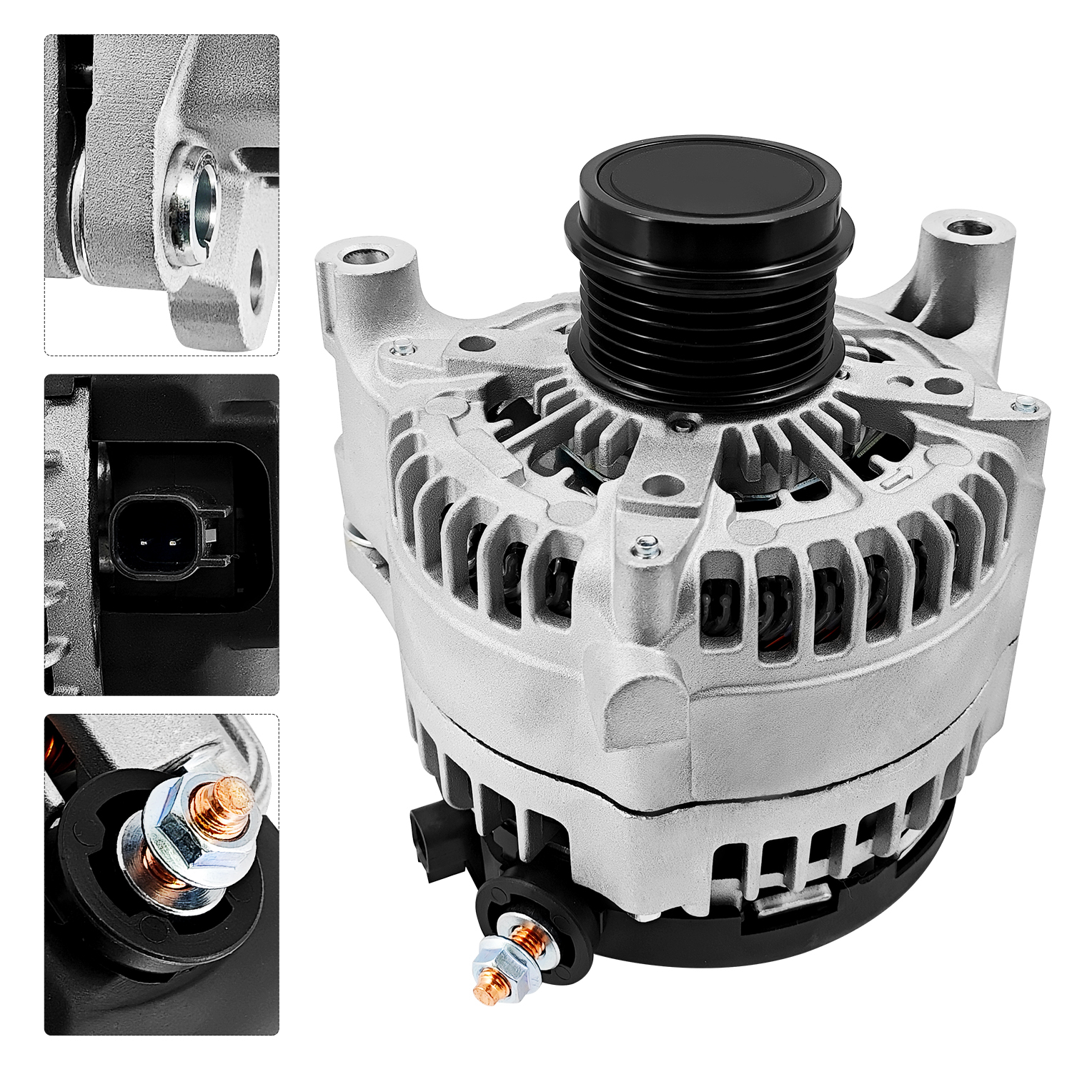 220A Alternator 12V Fits for Jeep 3.6L Gladiator 2020-2023 with Wrangler 2018-2023