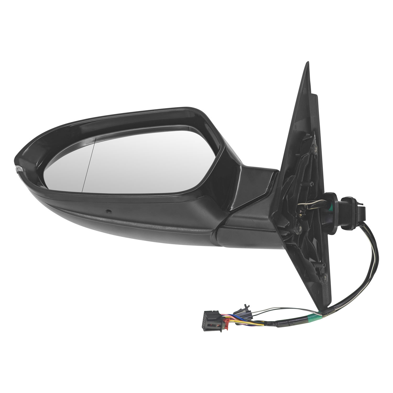 16 PINS Left Driver Side Power Mirror Fits for Audi A6 S6 2013-2018, A6/A6 Quattro 2012 With LCA, Power Folding, Glass Heated, Turn Signal Light, Memory Function