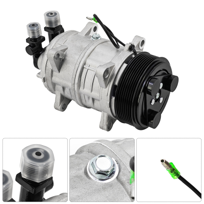 A/C Compressor Fits for Freightliner Caterpillar CAT 3126B Engine #2247820000