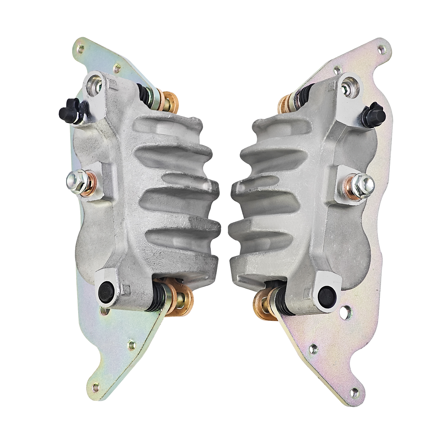 Front Left & Right Brake Caliper w/Sintered Pads Fits for Polaris SxS RZR-Turbo RZR-PRO-XP General-XP-4-1000 2016-2022
