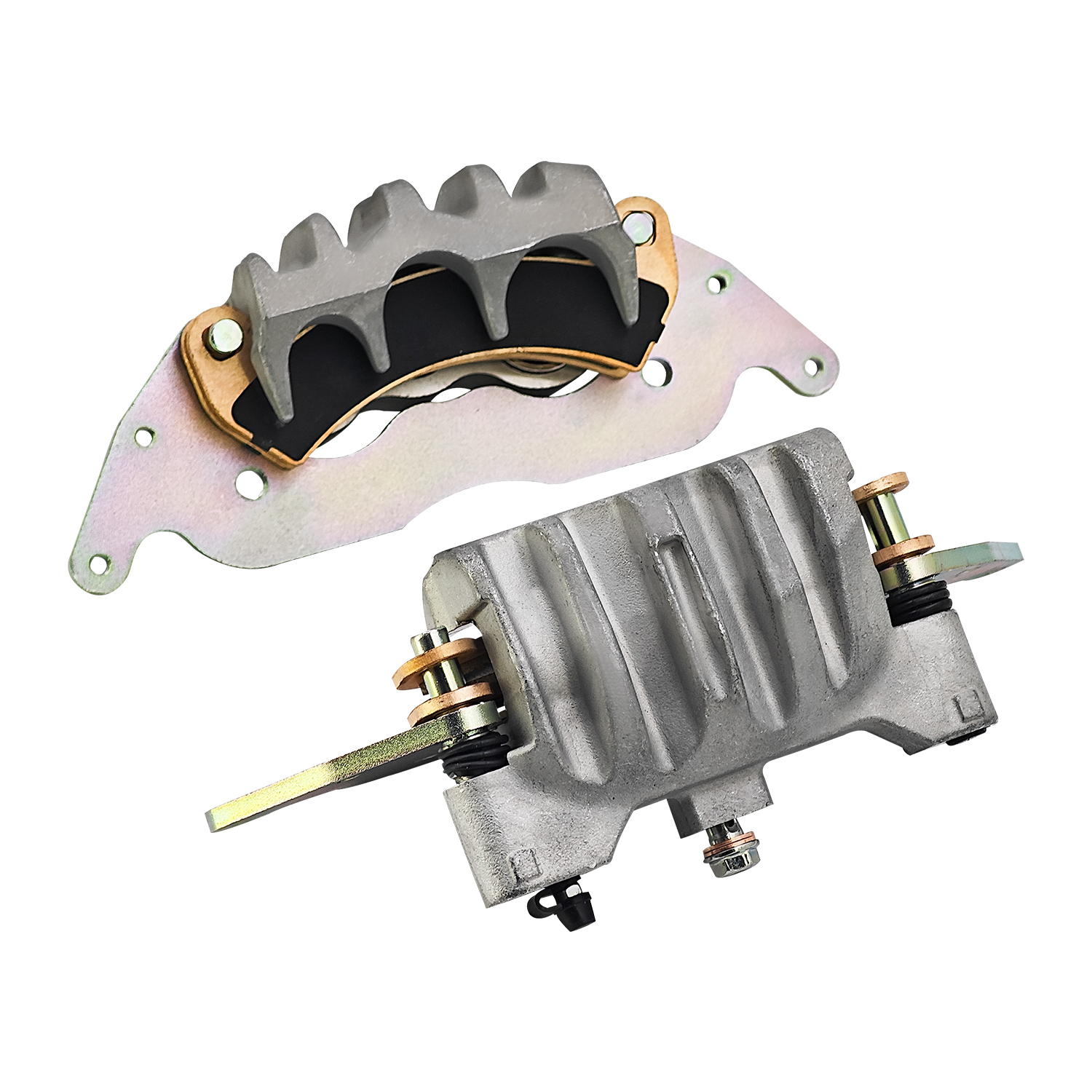 Front Left & Right Brake Caliper w/Sintered Pads Fits for Polaris SxS RZR-Turbo RZR-PRO-XP General-XP-4-1000 2016-2022