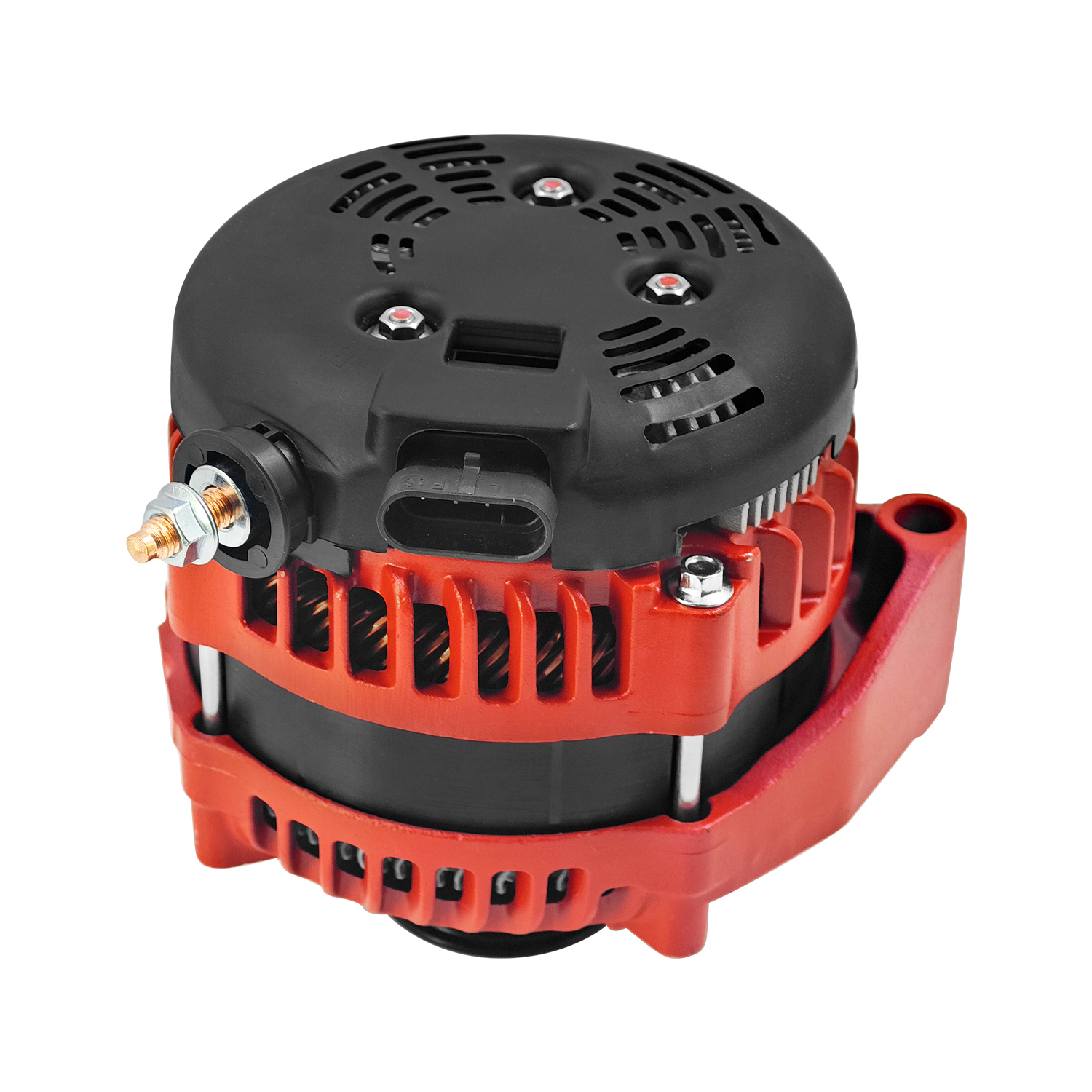 High Output 300AMP Red Alternator Fits for Chevy Suburban Tahoe, Escalade, Rainier, Ascender Hummer H2, Saab 9-7X 2000-2006